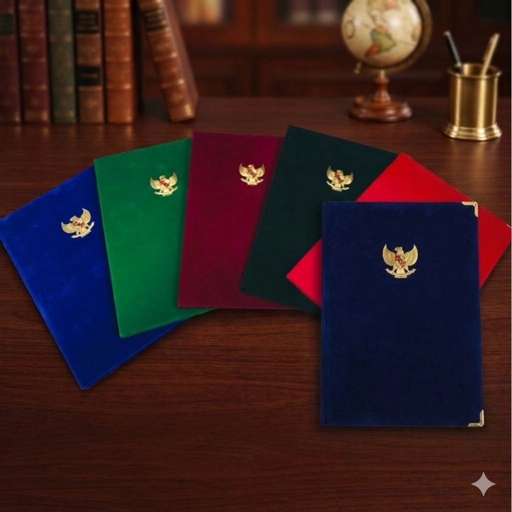 Map Beludru Lambang  Garuda Pancasila  Kuningan Cor 3D Premium