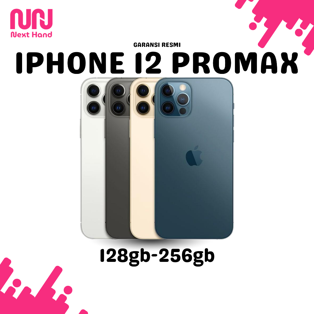 IBOX | iPhone 12 PROMAX 128GB | 256GB Second Mulus Bergaransi