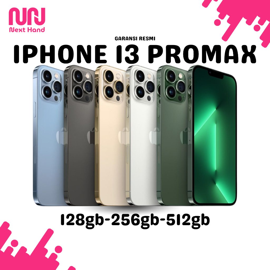 IBOX | iPhone 13 PROMAX 128GB | 256GB | 512GB Second Mulus Bergaransi