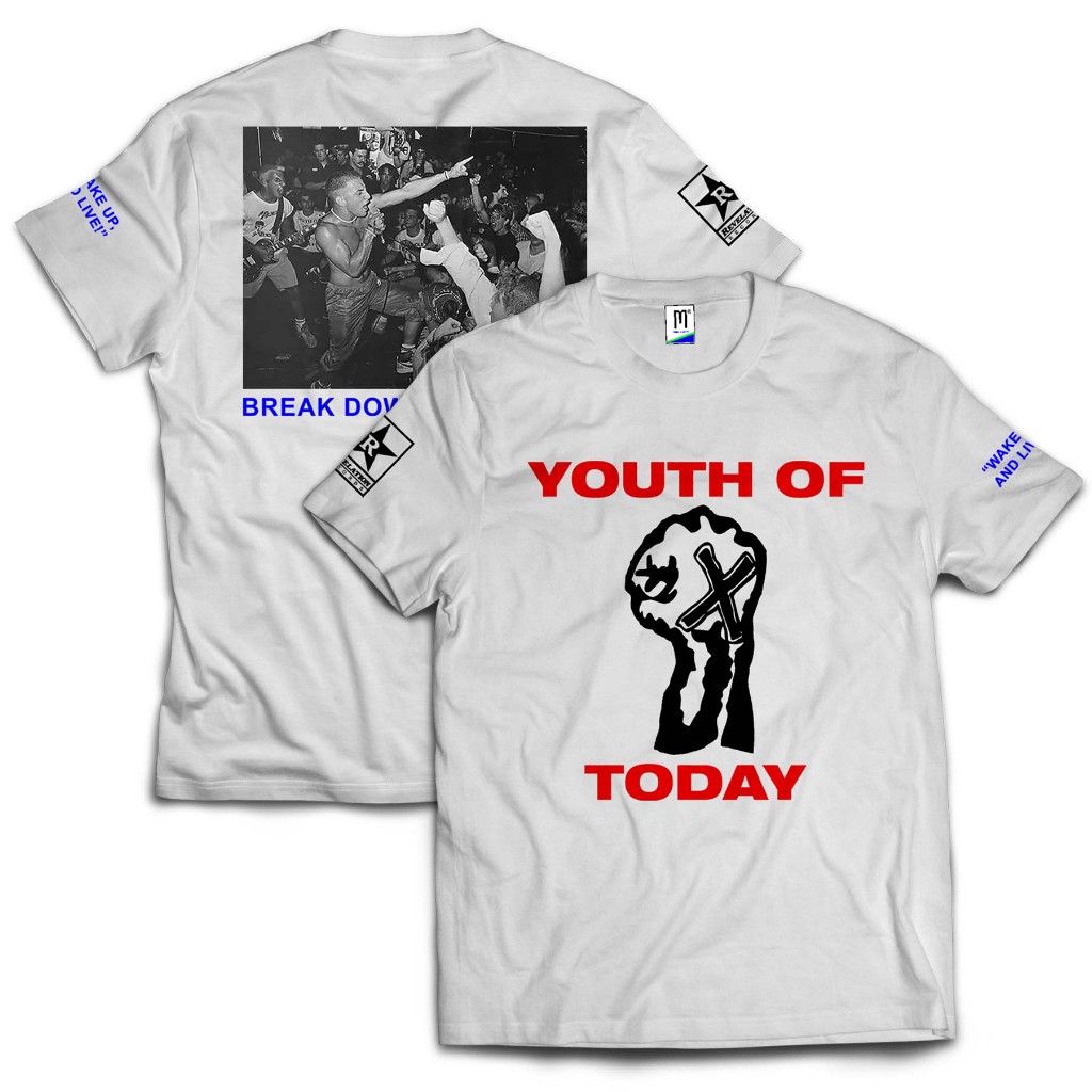 T-Shirt Kaos YOUTH OF TODAY - BREAK DOWN THE WALLS  | kaos band | BOOTLAG |