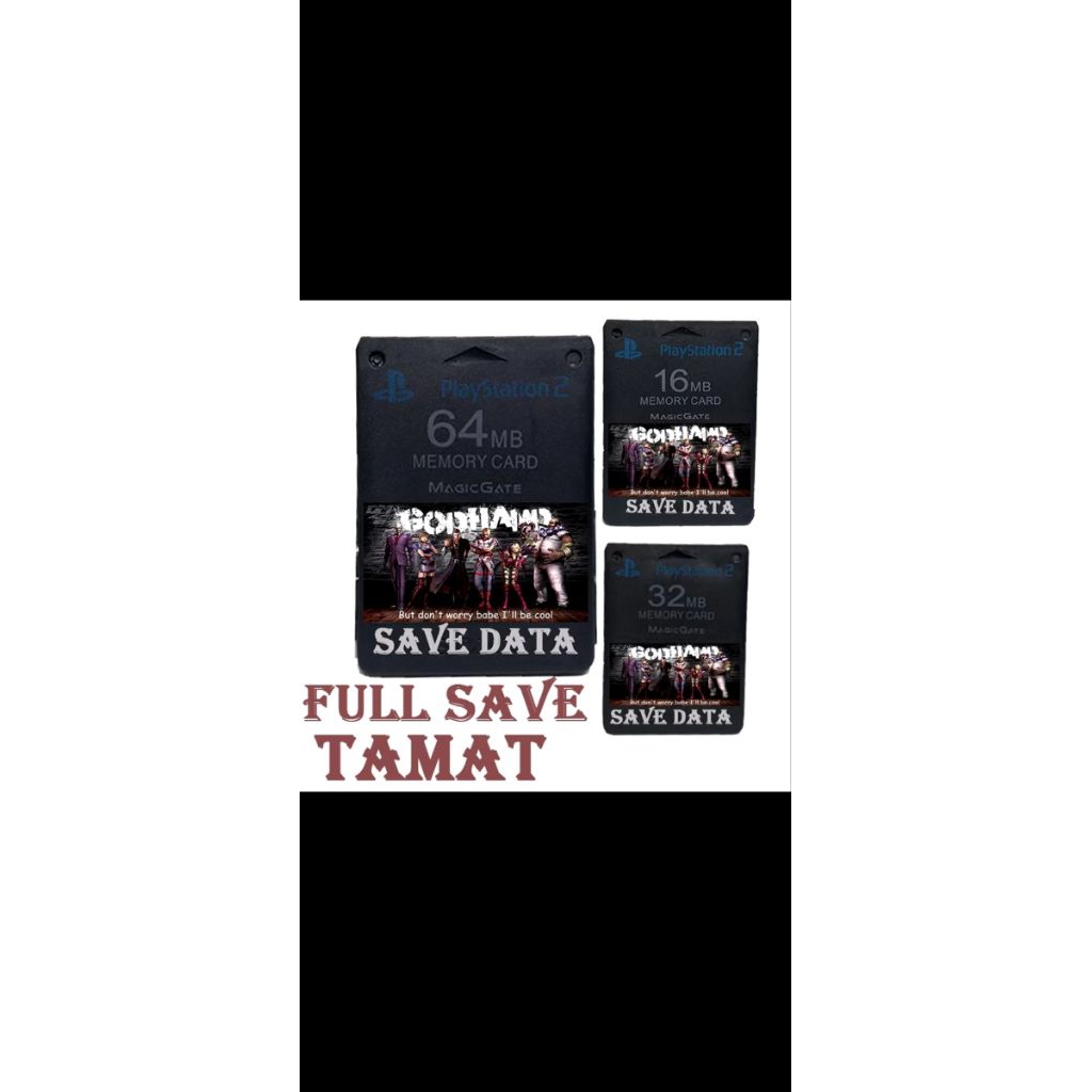 Memory Save Tamat 250 game Ps2