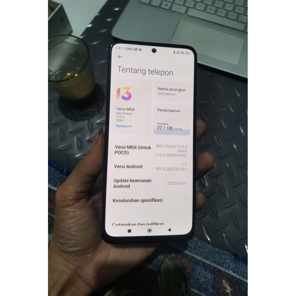 lcd ori copotan redmi note 11