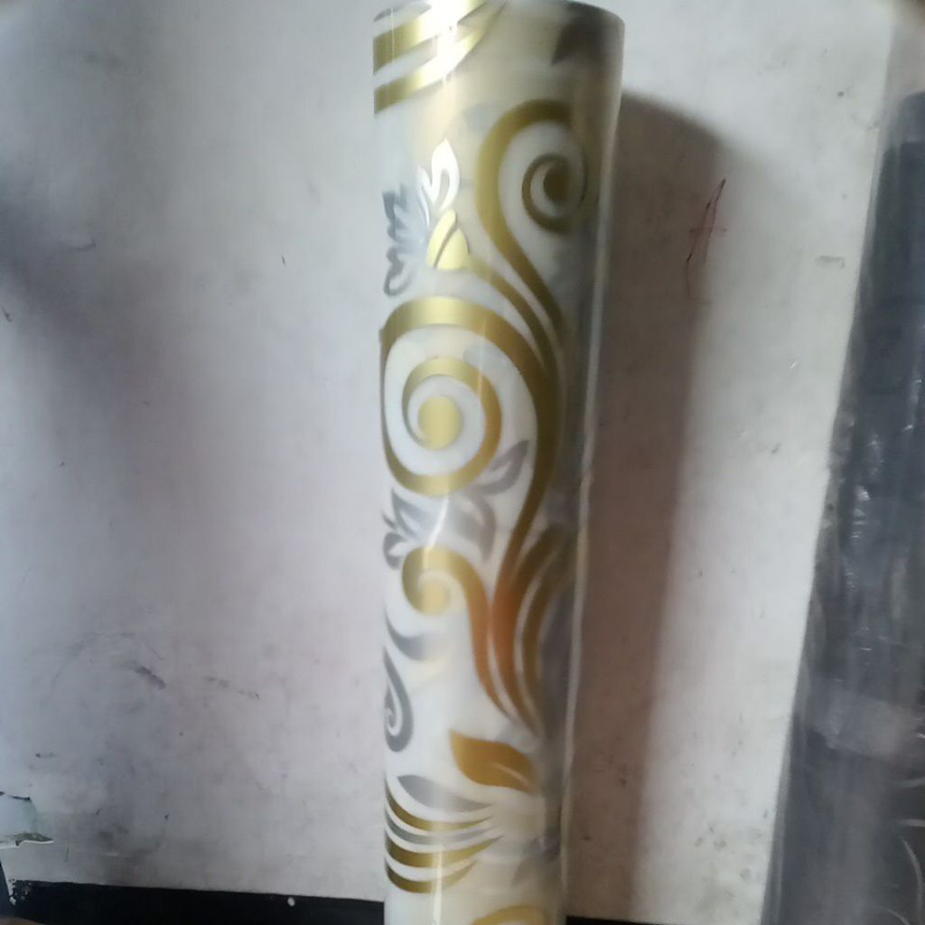 Fiber roll motif Magnolia putih (tutup pagar)