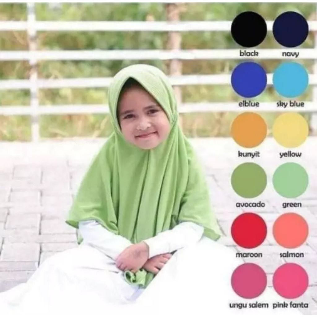 kerudung anak //kerudung sekolah anak TK SD