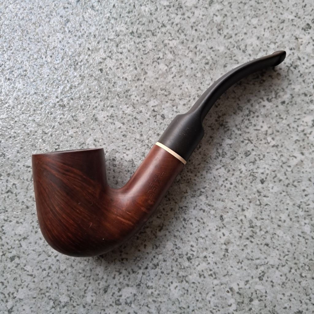 Real Briar 1402 F9MM Briar Estate Pipa Cangklong Kayu Antik