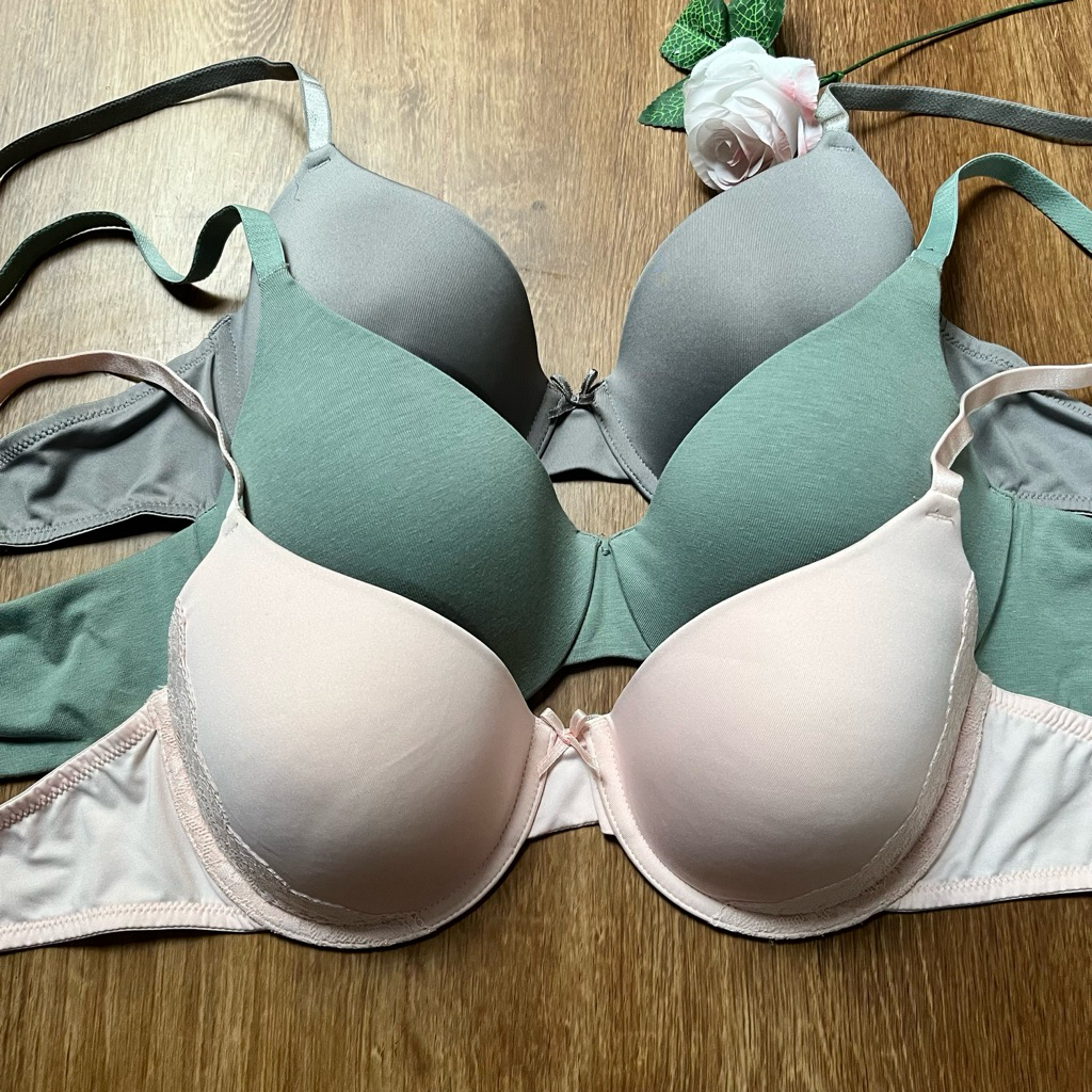 BRANDED BRA BERKAWAT BUSA TIPIS SIZE 34B B75 36B B80 36D D80 38C C85