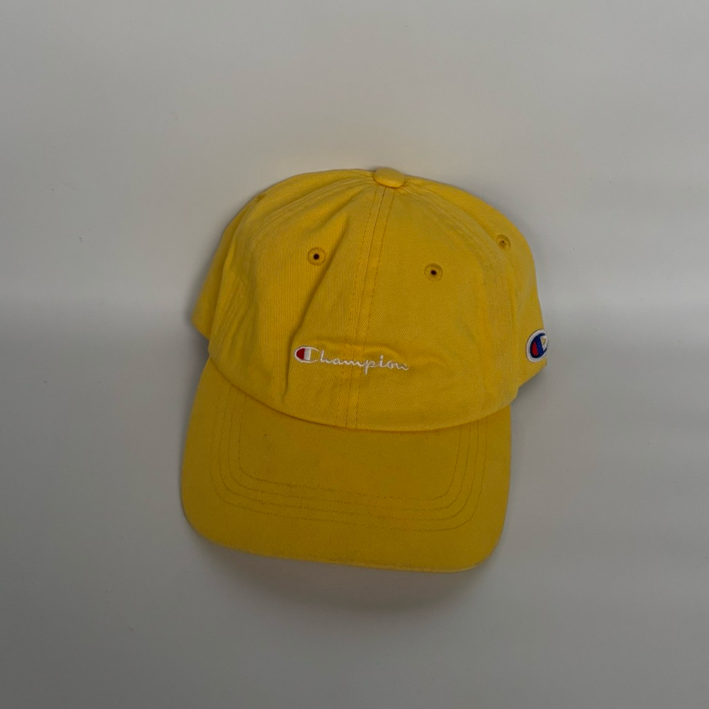 Champion Logo Adjustable Cap Yellow