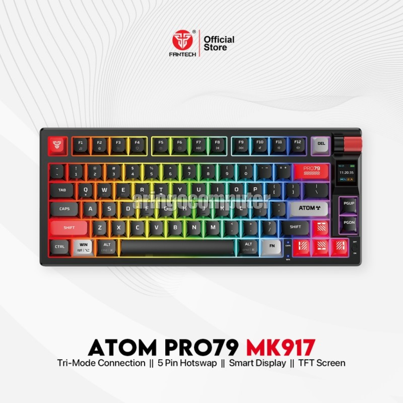 Keyboard Fantech MK-917 ATOM PRO79 MECHANICAL BLACK - BLUE SWITCH