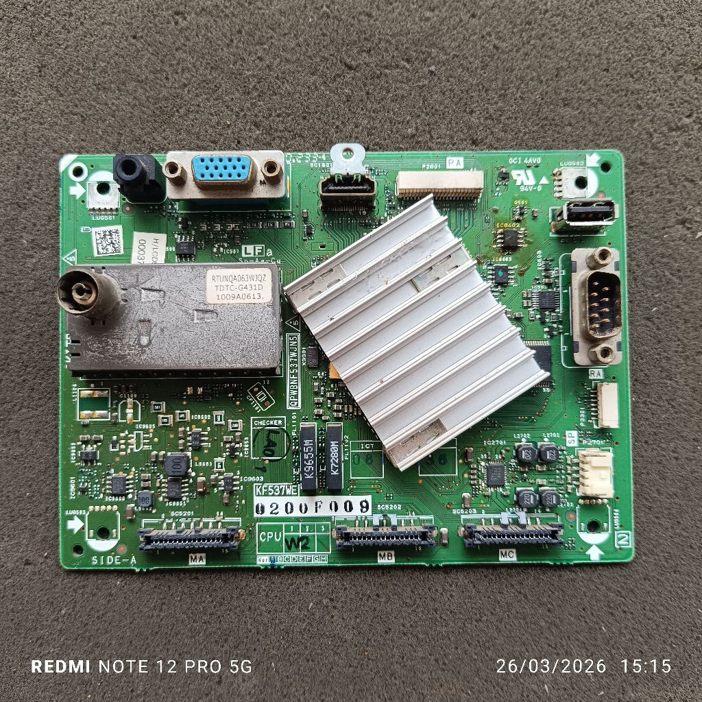 Mb mobo mainboard led tv sharp LC-32L400M-BK LC - 32L400M - BK LC-32L400M LC 32L400M original copota