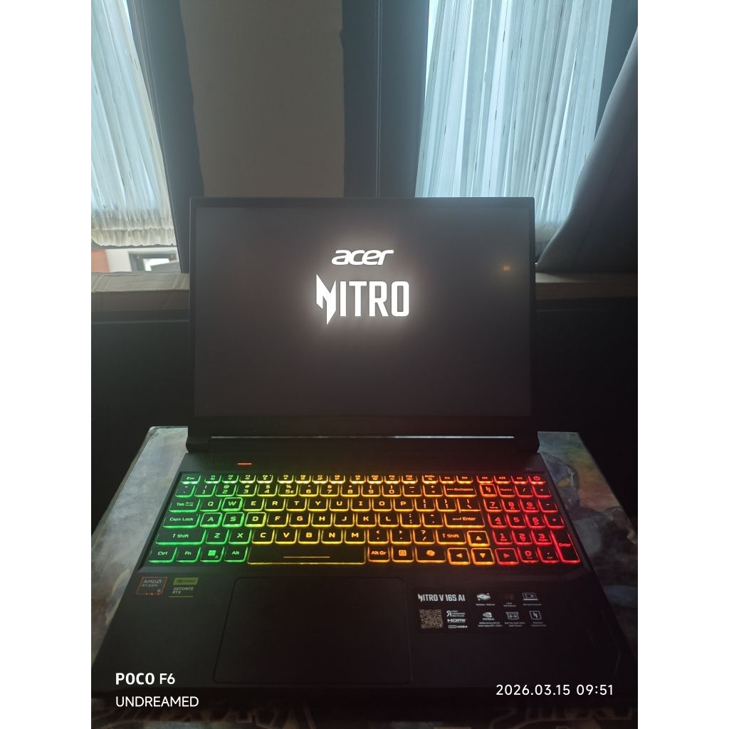 (Second) Acer NITRO V16s Ryzen 5 240 RTX 5050 8gb vram 16/512