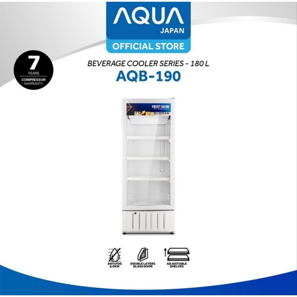 SHOWCASE AQUA 3RAK AQB-190 DISPLAY COOLER