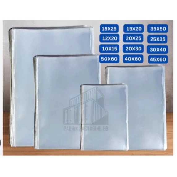 TKKH OPP KACA BESAR PLASTIK OPP KECIL-SEDANG KACA ANEKA UKURAN PLASTIK SOUVERNIER PLASTIK KERIPIK PL