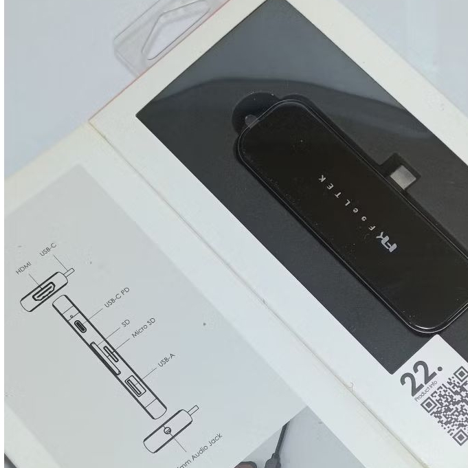 FEELTEK JET GLASS 6 IN 1 USB C HUB