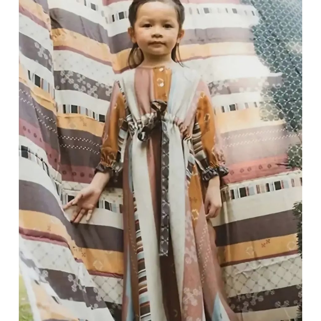 Pink Printed Keres Ria Miranda x Cotton Ink