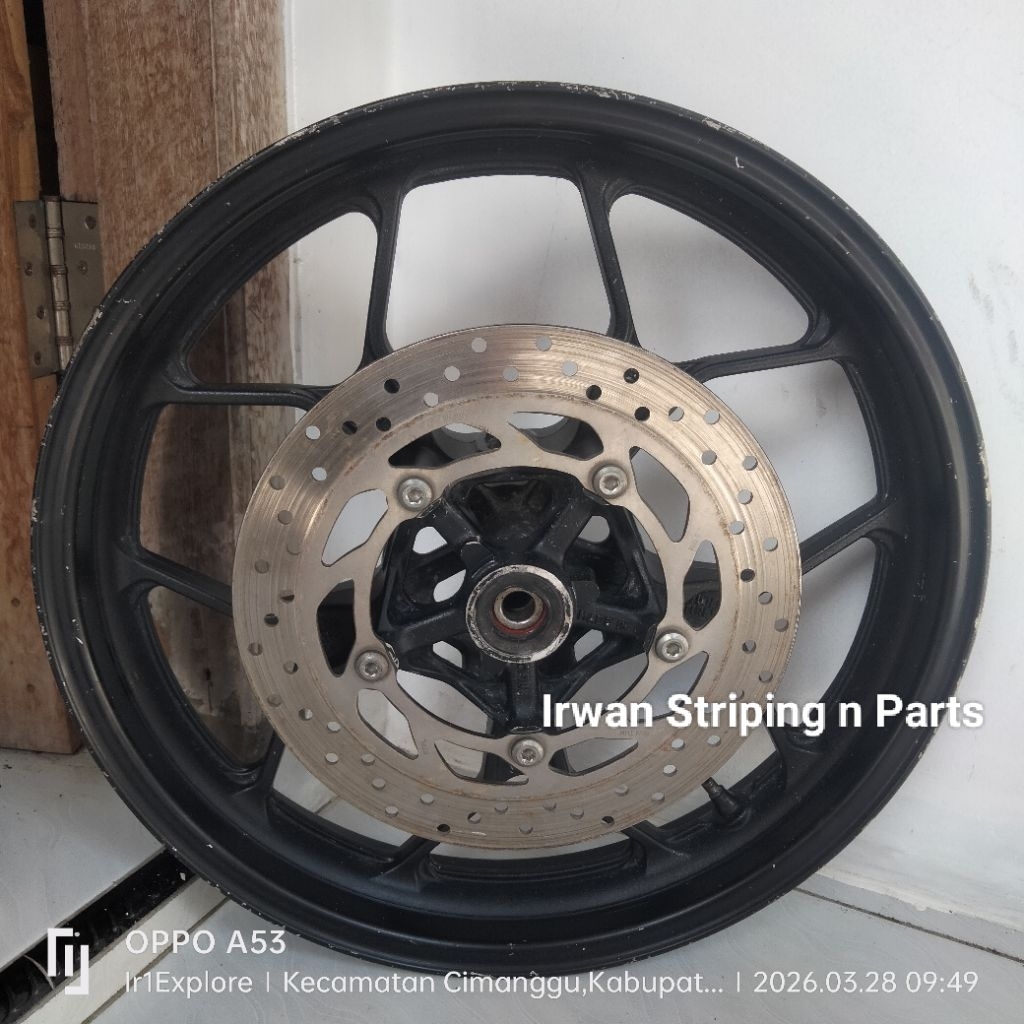 Velg Depan Pelek Depan Yamaha R25 MT25 XSR 155 MT15 Xabre Original Copotan