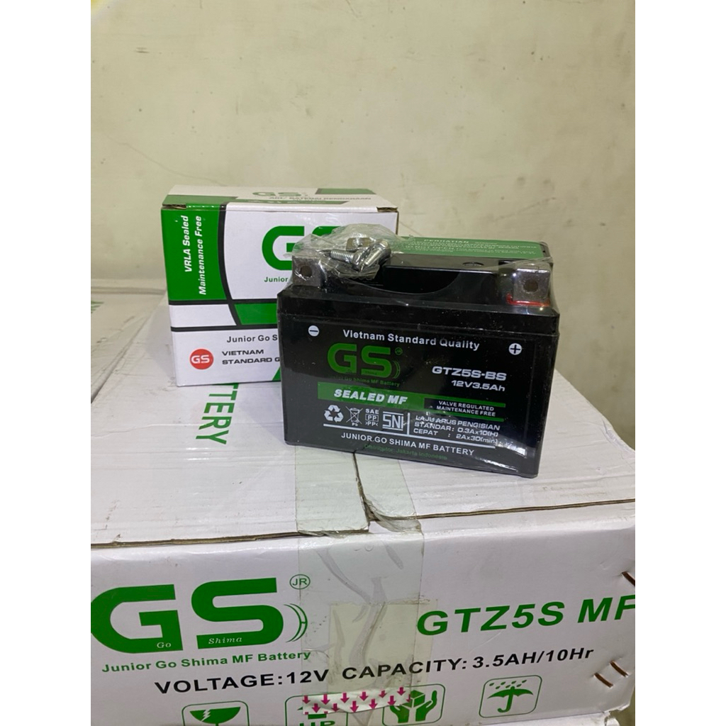 Aki Motor Honda CS1 GTZ5S GS E Accu Kering MF