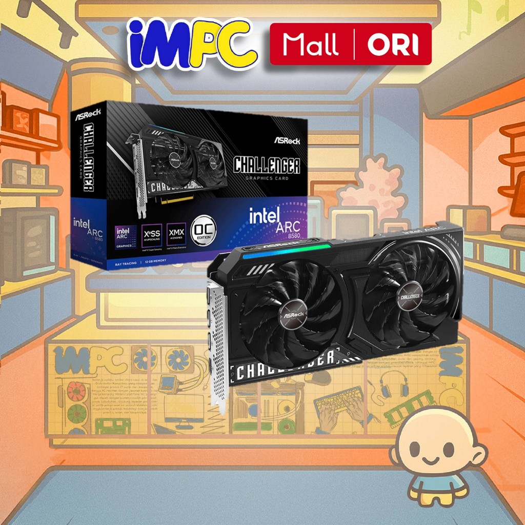 ASRock Intel Arc B580 12GB Challenger OC