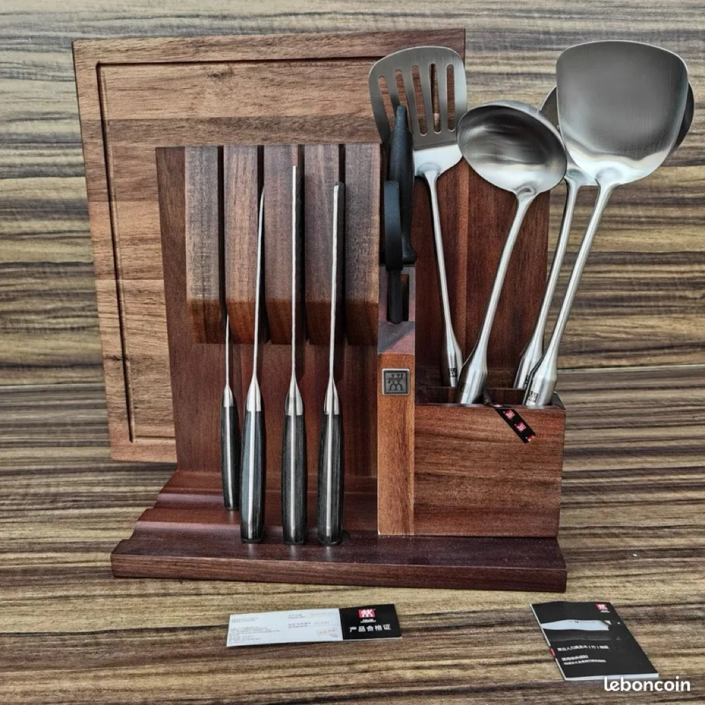Zwilling J.A. Henckels Twin Olymp kitchen utensil and knife block set