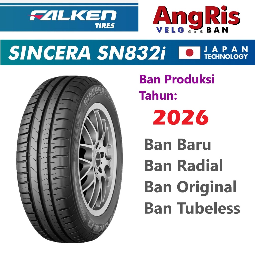 FALKEN 195 55 R15 Ring 15 SINCERA SN832i Ban Ring 15 Mobil Hyundai Avega Accent Baleno