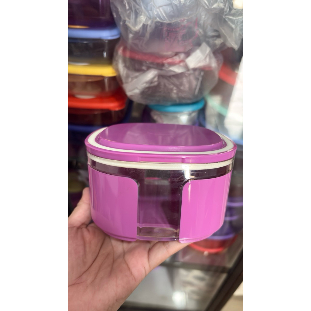 Window Canister Tupperware