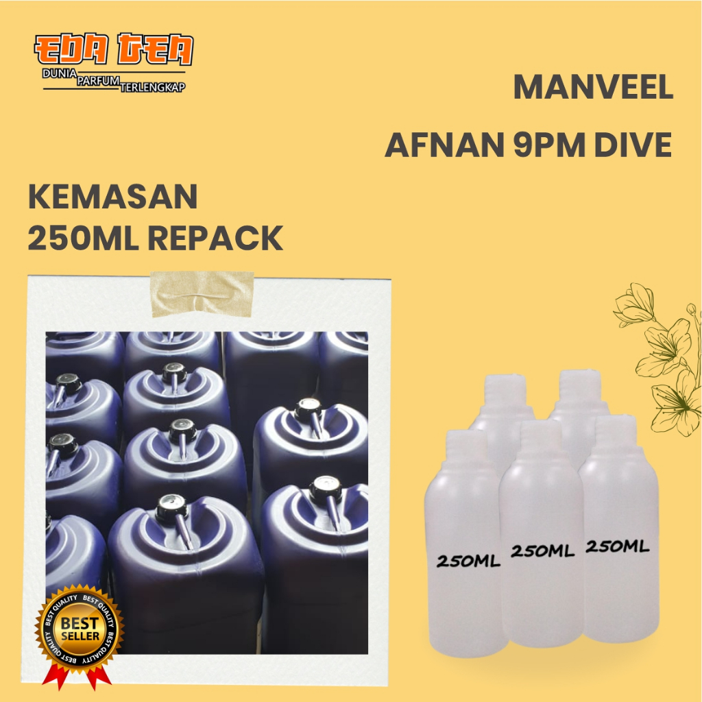 bibit parfum murni AFNAN 9PM DIVE MANVEEL 250ML