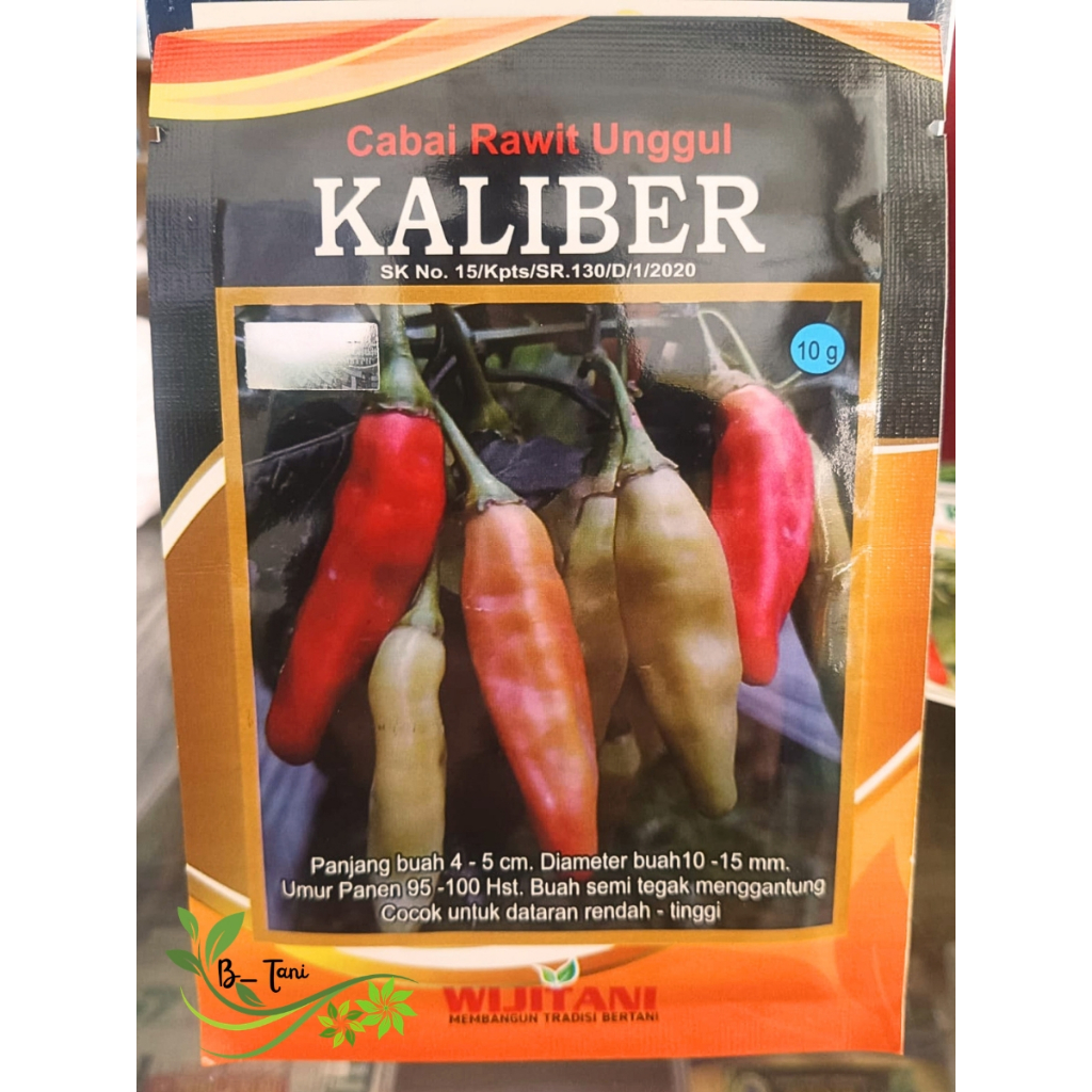 Benih Cabe Rawit KALIBER Kemasan 10 Gram - Bibit cabe KALIBER