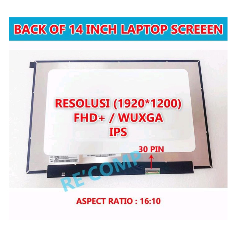 LAYAR LED LCD ASUS vivobook A1405 A1405Z A1405ZA 14 INCH WUXGA FHD+