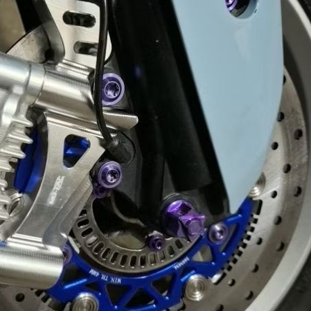 as Roda mur titanium depan Nmax neo s contoh terpasang