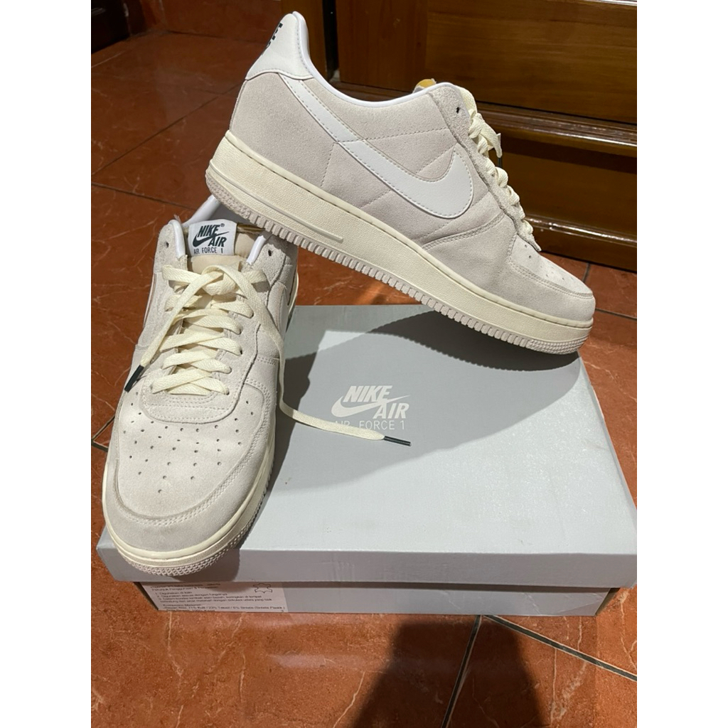 NIKE Air Force 1 ‘07 ‘Athletic Department’ Light Orewood Brown / Snail Coconut Milk White Cream Snea