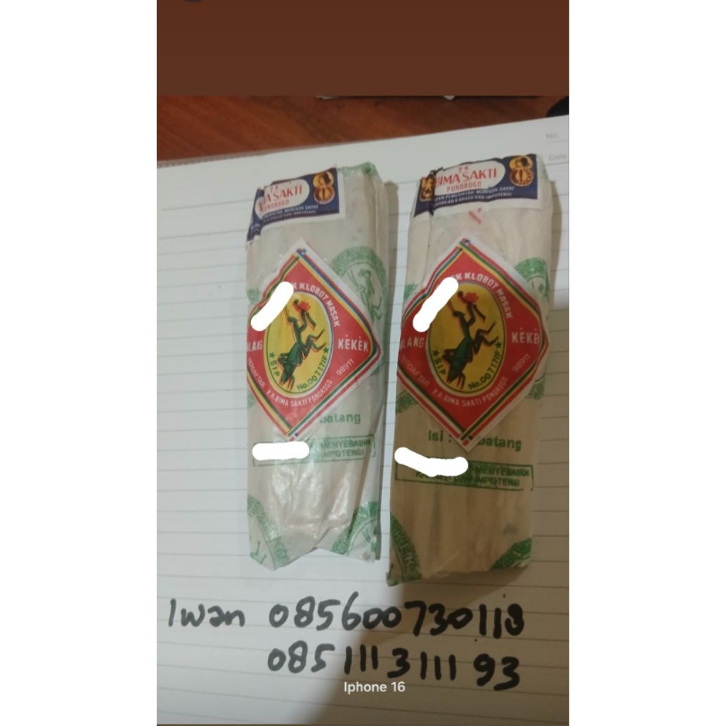 Klobot Walang Kekek isi 10 batang per bungkus