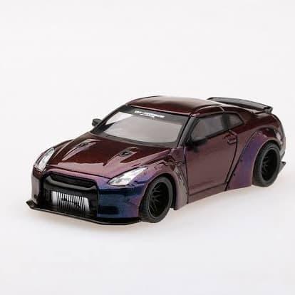 MiniGT Mini GT Nissan GTR Magic Purple LBworks Liberty Walk 1/64
