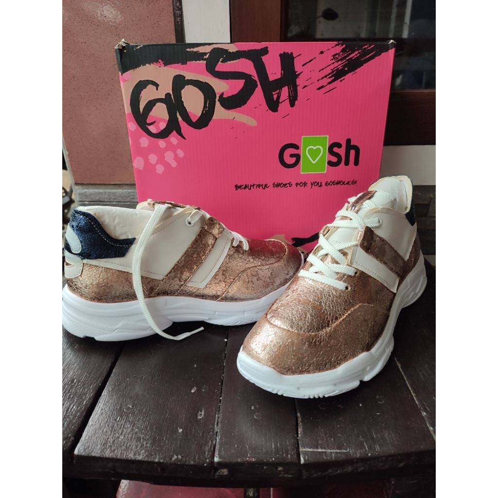 Sepatu Gosh Gold Wanita Original NEW Casual Sneakers Fashion