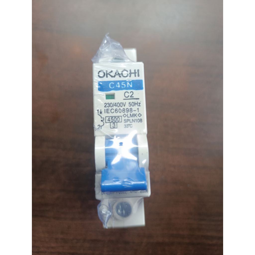 MCB OKACHI 2A OKACHI C2 C45N SNI