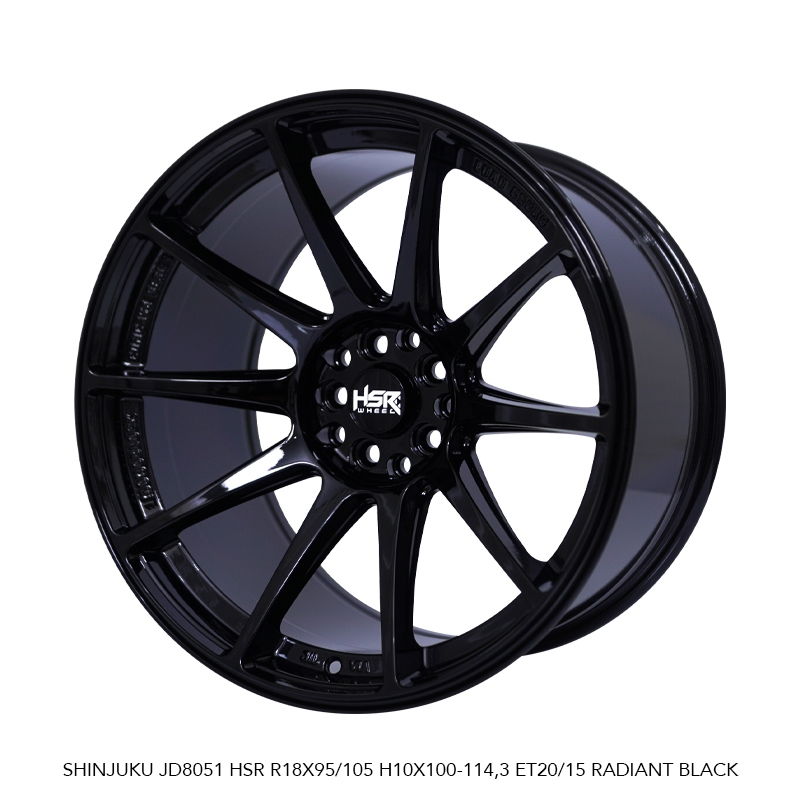 PAKET VELG DAN BAN RING 18 HSR SHINJUKU R18 PLUS BAN 265/35 ACCELERA 651 SPORT + 235 40 R18