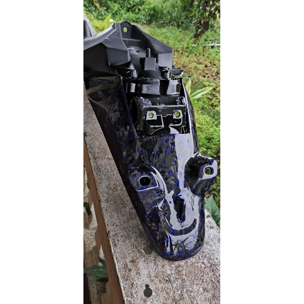 Skinning Carbon Forged Spakbor Belakang Scoopy K2F Original Resin