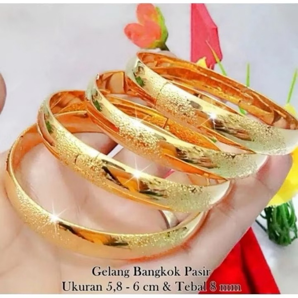 Gelang bangkok pasir titanium terlaris