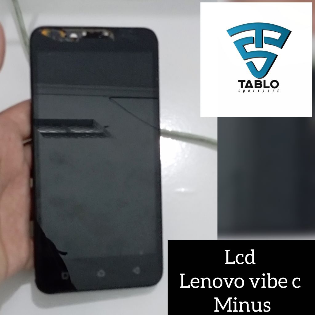 Lcd Lenovo vibe c (A2020) hidup minus Retak bercak kotor ori copotan hp