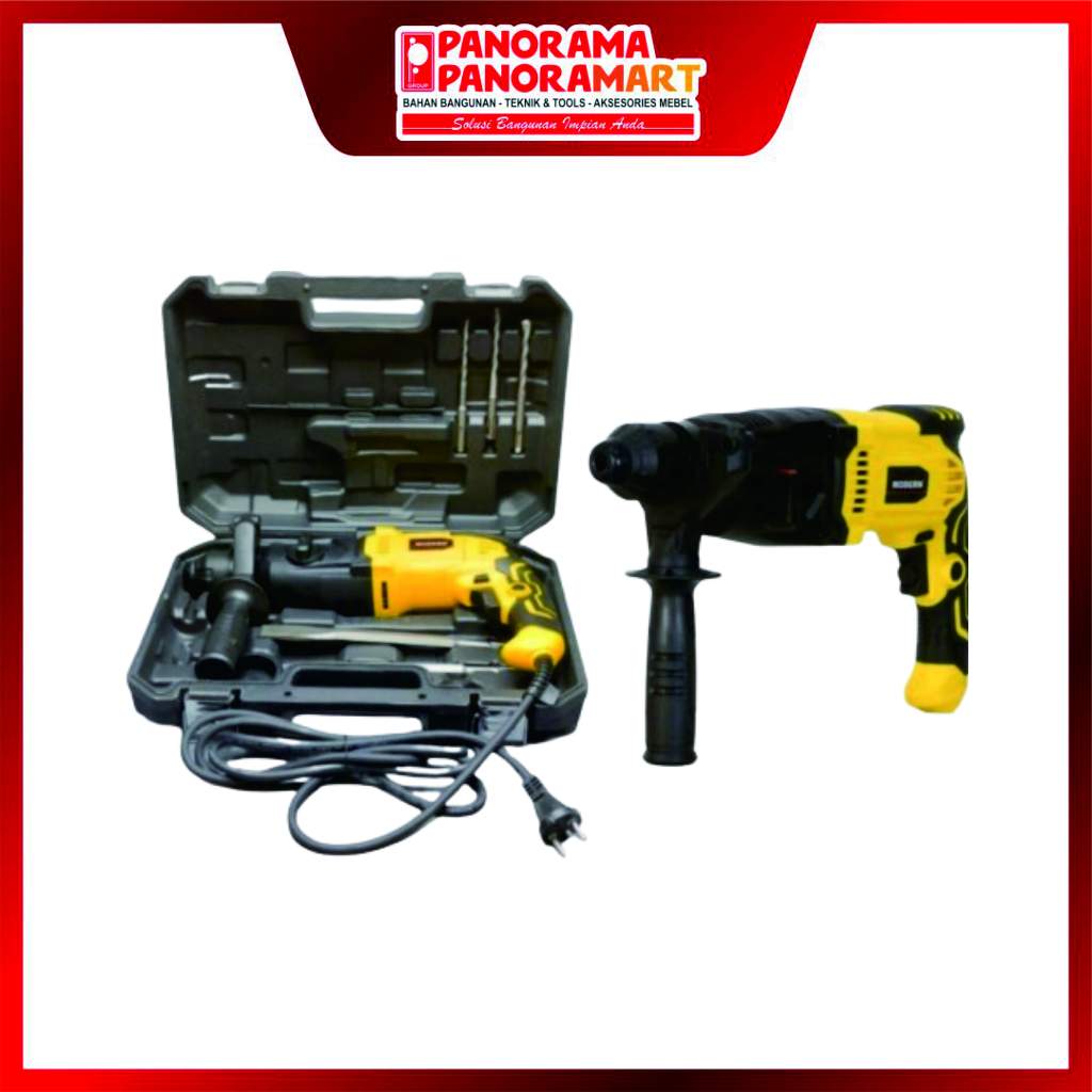 MESIN BOR MODERN M 3126 K / Rotary Hammer Modern M-3126K - Bor Bobok Beton Modern M 3126 K Hammer Dr