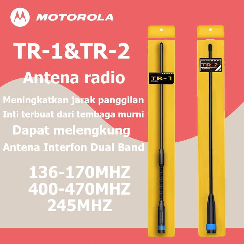 Original TR-1 TR-2 Walkie-Talkie Antenna High Gain Dual Band Extendable Antenna UHF/VHF Antenna