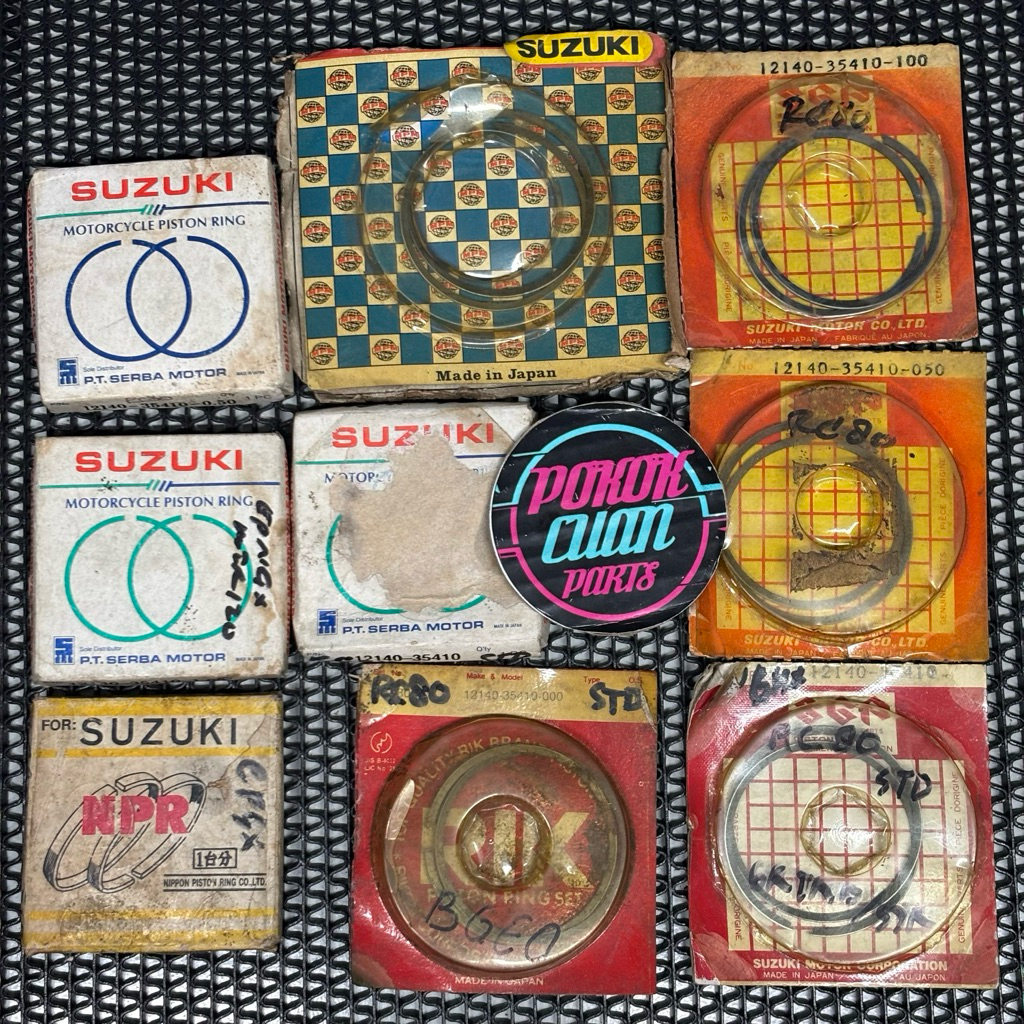 RING PISTON RC80 RC 80 OS 0 50 100 ORIGINAL JAPAN