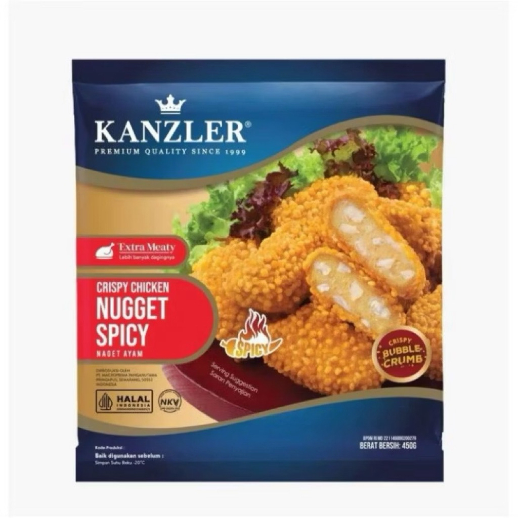 KANZLER Nugget Bubble Crumb Spicy 450 Gram
