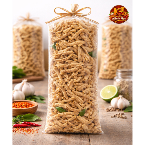 KERIPIK USUS AYAM 2KG / Kripik Usus Ball-ballan / Kripik Usus Ayam ukuran 2kg