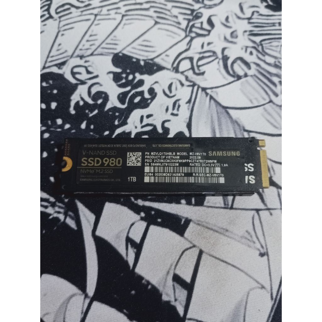 SSD NVME SAMSUNG 980 1 TB