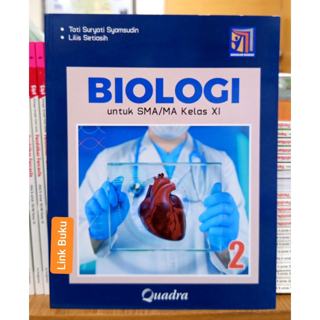 Buku Biologi Kelas 11 SMA Kurikulum Merdeka Quadra