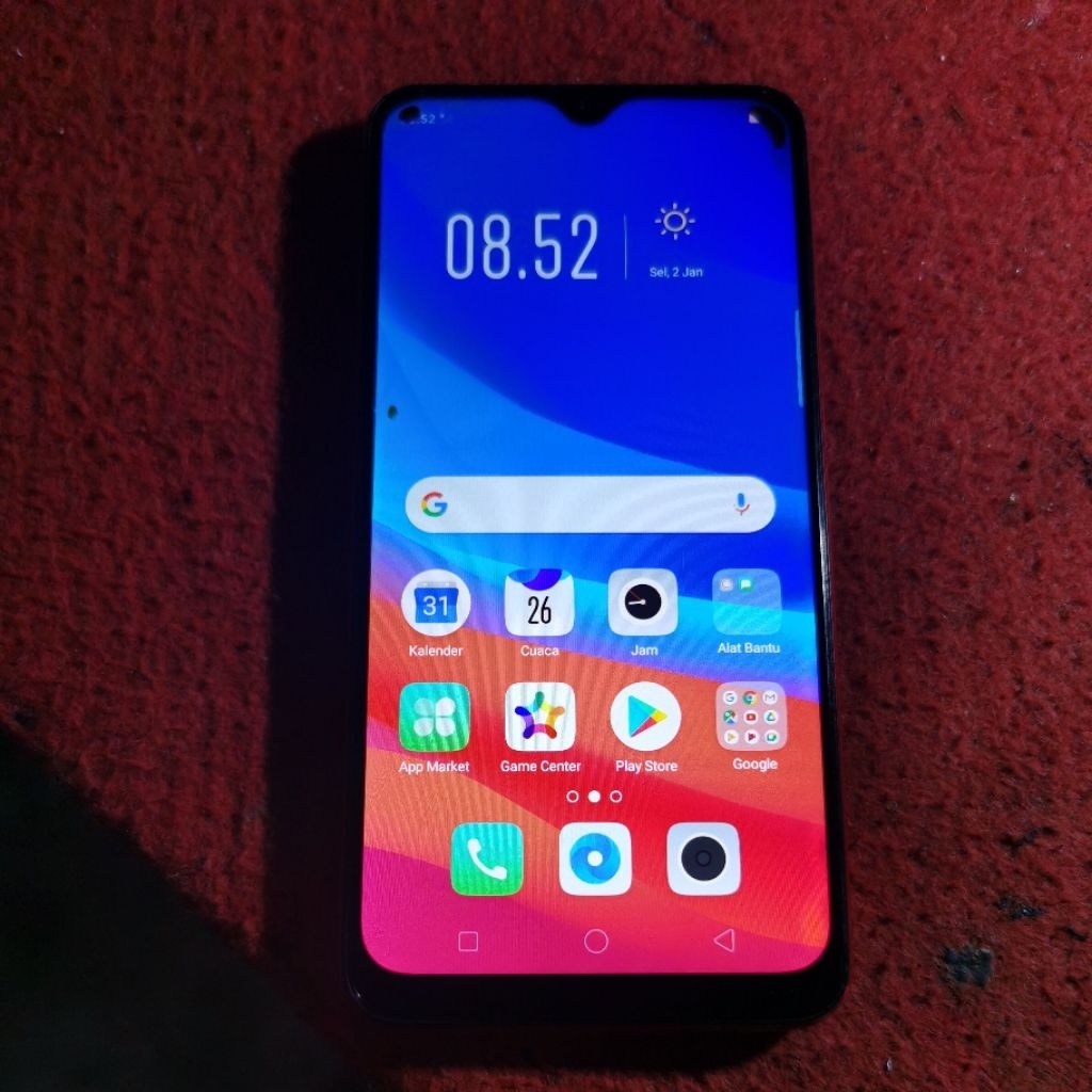 oppo a5s ram 3/32 mesin sehat lcd ada item sudut atas. baca deskripsi.