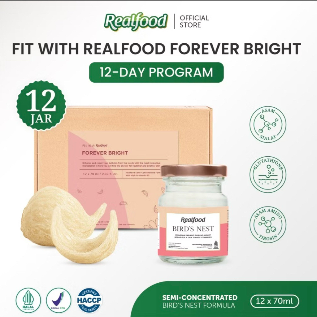 Realfood Forever Bright Sarang Burung Walet
