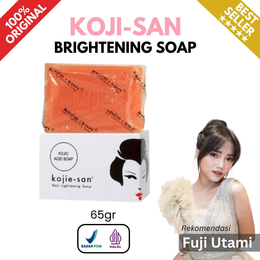 [COD] Kojie San Soap Facial Wash Original ASLI | Lightening Sabun Pemutih Muka Wajah Badan Kojie-san