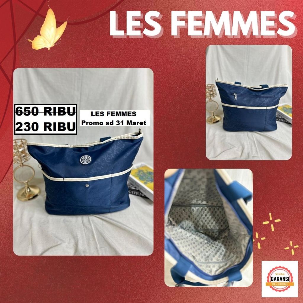 TOTE BAG TERBARU LES FEMMES ORIGINAL