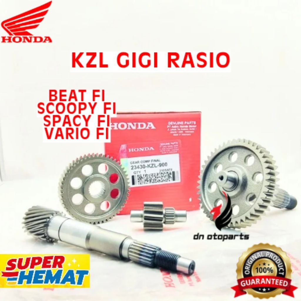 GIGI RASIO ORIGINAL HONDA KODE KZL, GIGI RASIO BEAT FI, GIGI RASIO SCOOPY FI, GIGI RASIO SPACY FI, G