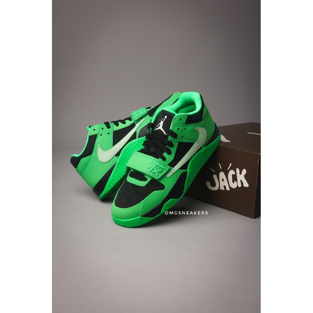 Jordan CJ1 Travis Scott T-Rexx Green Spark - BNIB Original 100%